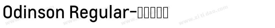 Odinson Regular字体转换